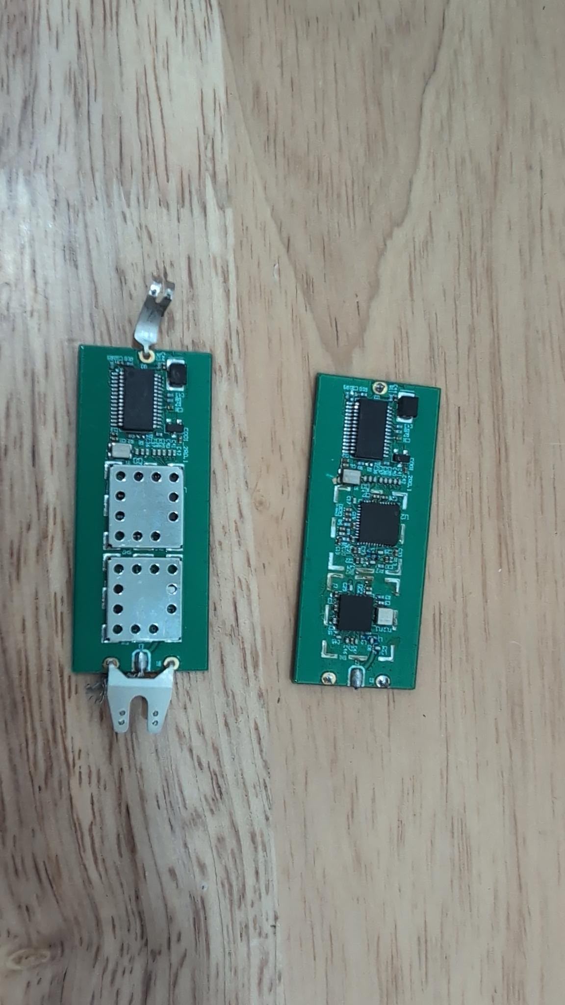 Otodata TAGL2 — device removed showing electrical tape wrap