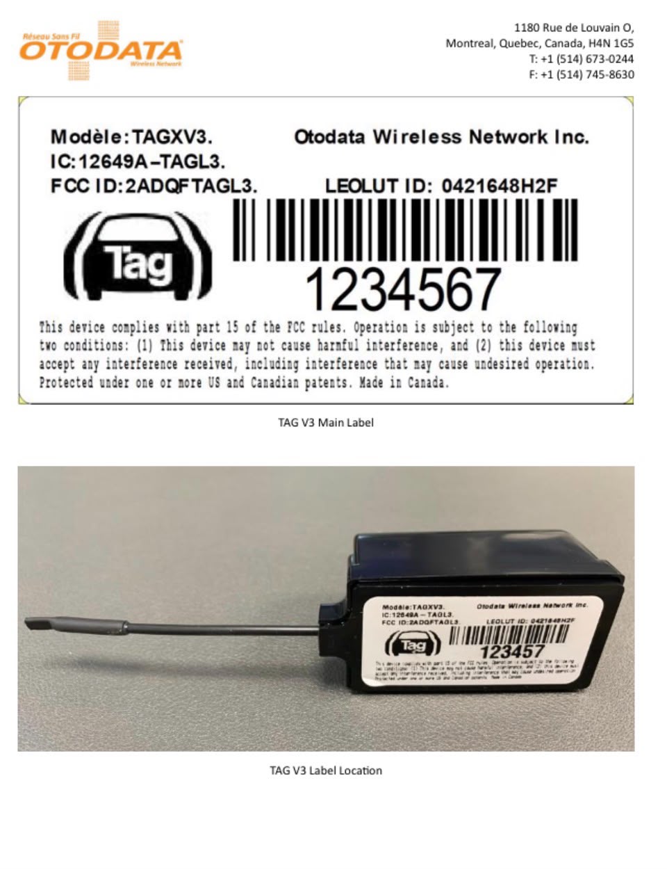 Otodata TAGL2 — battery compartment and primary cells