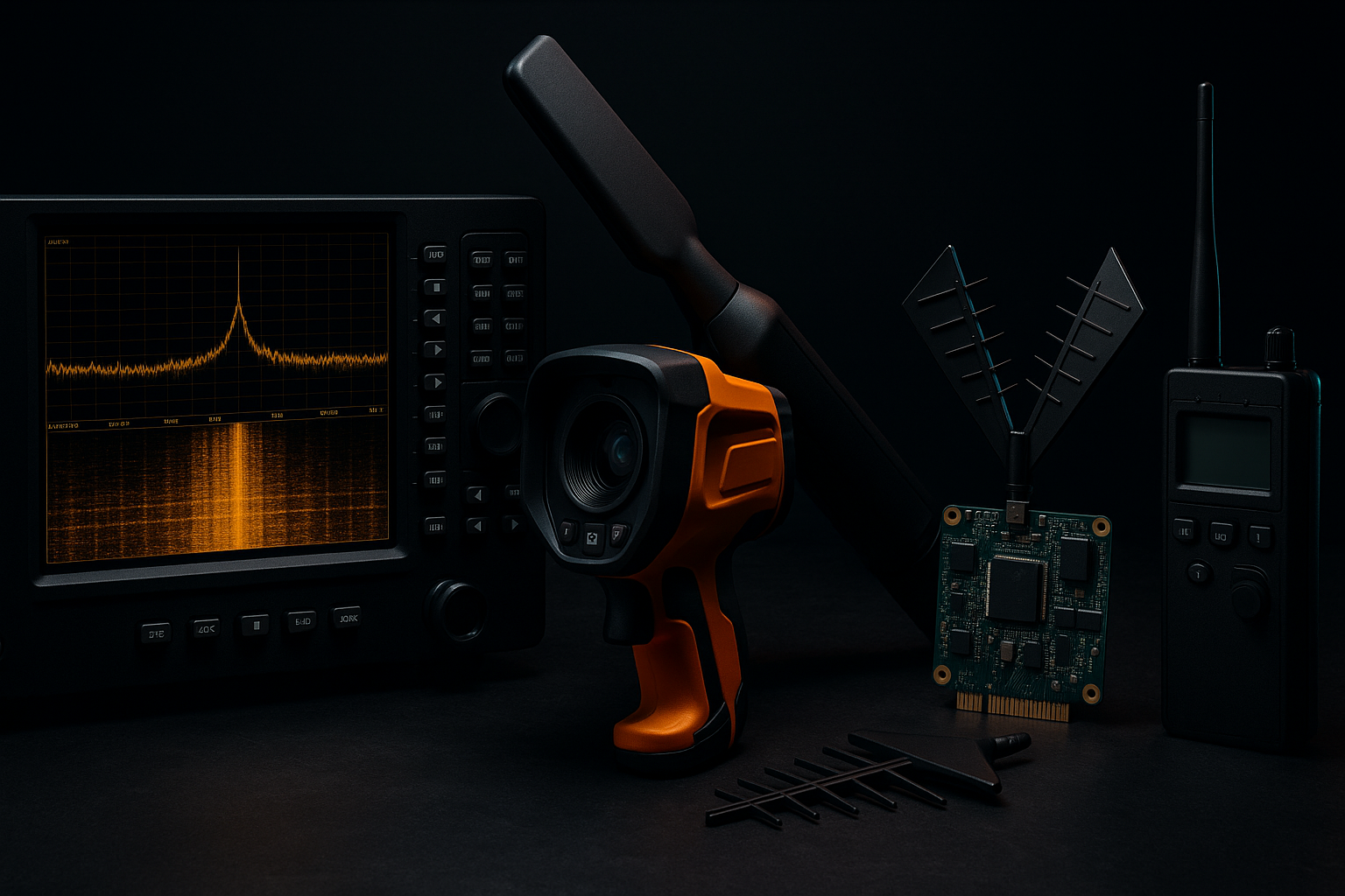 The $95K Fob Experts arsenal — REI OSCOR, ORION NLJD, FLIR thermal, USRP SDR
