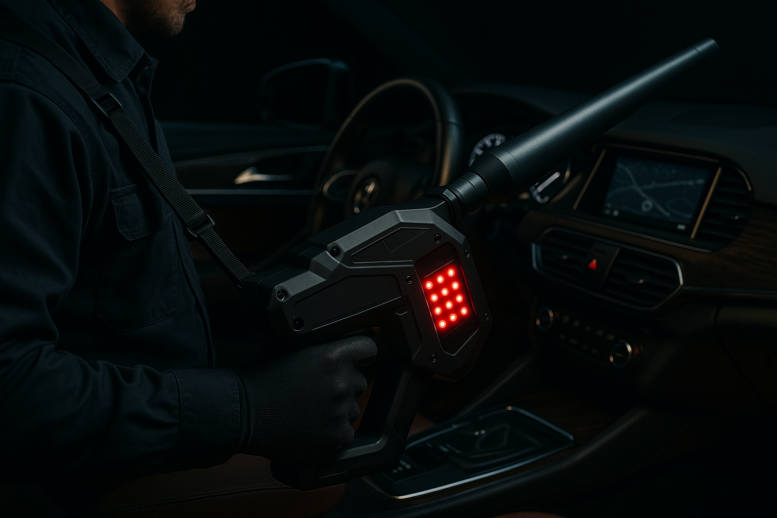 REI ORION 2.4 HX non-linear junction detector used on Toronto vehicle Counter-Surveillance Measures